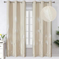 Cream Beige Blackout Curtains by ESTELARTEXTILER