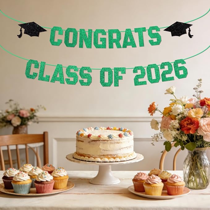 Pre-Strung Congrats Banner for Graduation - Image 4