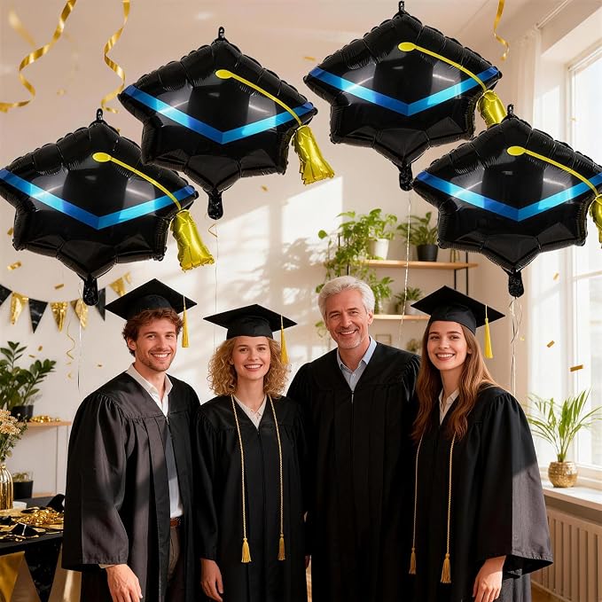 Graduation Cap Balloons, Congrats Balloon - Image 3