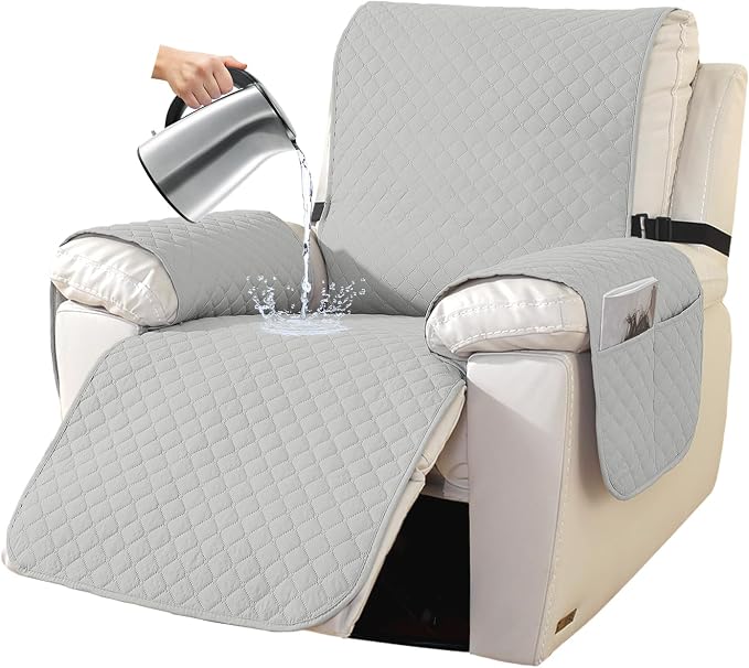XINEAGE Water Resistant Recliner Cover, Nonslip Recliner Chair Covers - Image 8