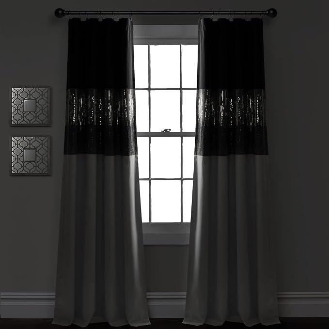 Lush Decor Night Sky 100% Blackout Window Curtain Panel Single 42"W x 84"L - Image 2