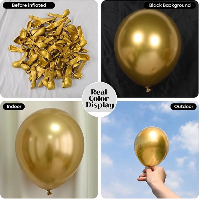 Gold Balloons - Image 2