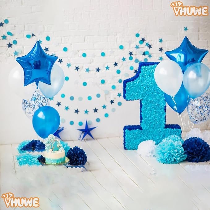 Blue Star Balloons 18 Inch - Image 5
