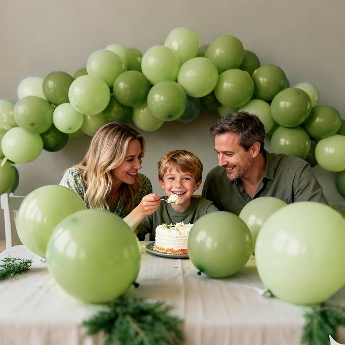 110pcs Olive Green Balloon 12 Inch, Olive Green Latex Balloons - Image 7