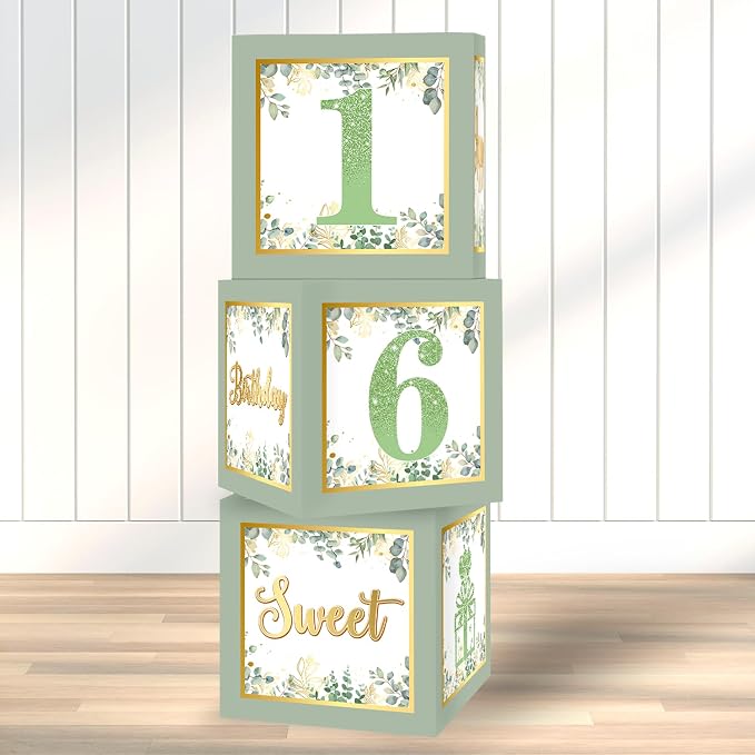 Sweet 16 Party Decorations Boxes by Racenaf