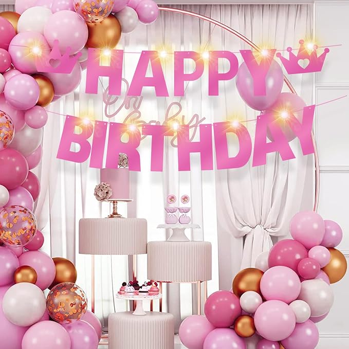 129Pcs Glitter Customizable Banner Kit DIY Custom Letter Banner DIY Girls Happy - Image 6