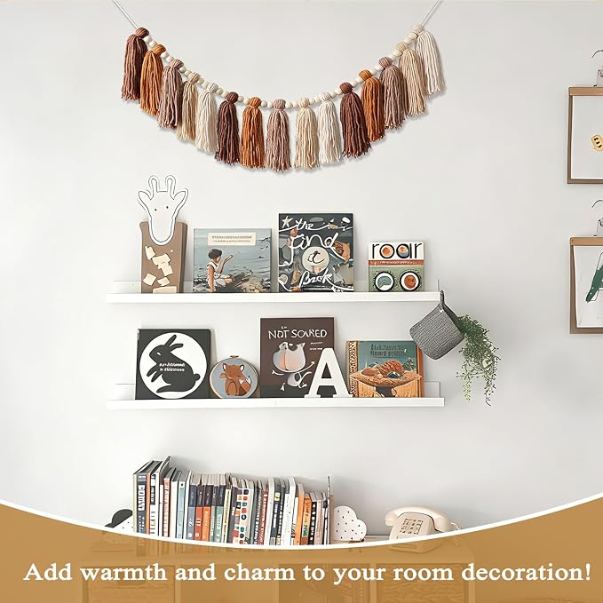 Western Nursery Decor Tassel Garland 30 in, Southwestern Classroom Decor Tassel - Image 3