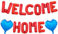 TONIFUL 16 Inch Red WELCOME HOME Foil Letter Balloons Banner Decorations | by TONIFUL