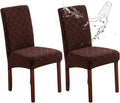 Waterproof Dining Chair Covers Set of 2 Parsons Chair Slipcovers | Double by Genina