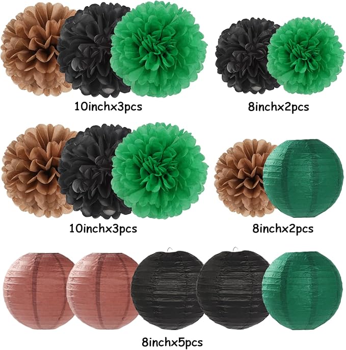 Football Party-Decorations Paper-Flowers - Image 5