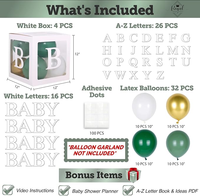 82 PCS Baby Shower Decorations for Boy Or Girl Kit - Image 2