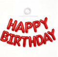 TONIFUL Red Happy Birthday Balloons Banner Decorations by TONIFUL