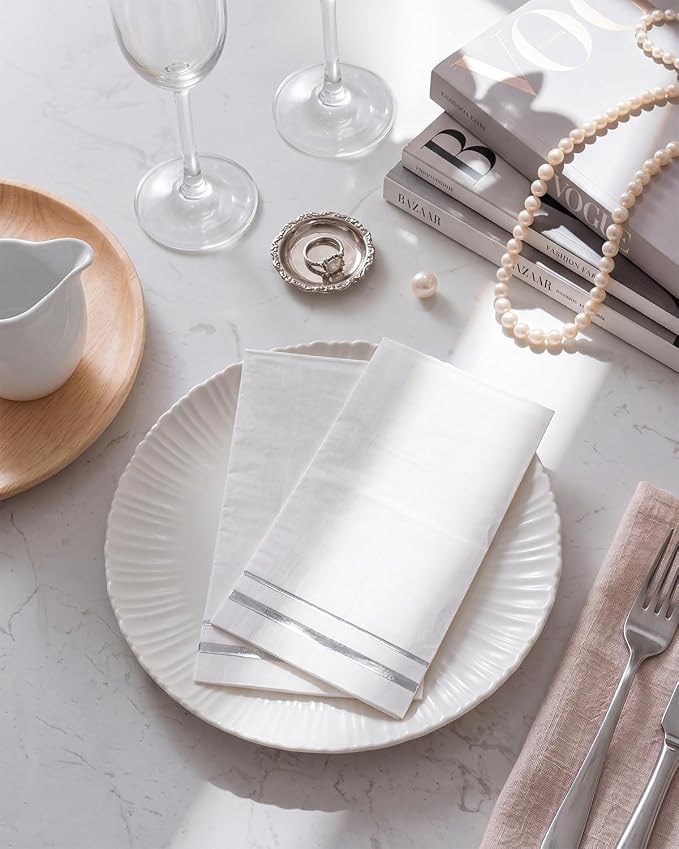 BUCLA 100-Count 3-Ply disposable Napkins - Image 6
