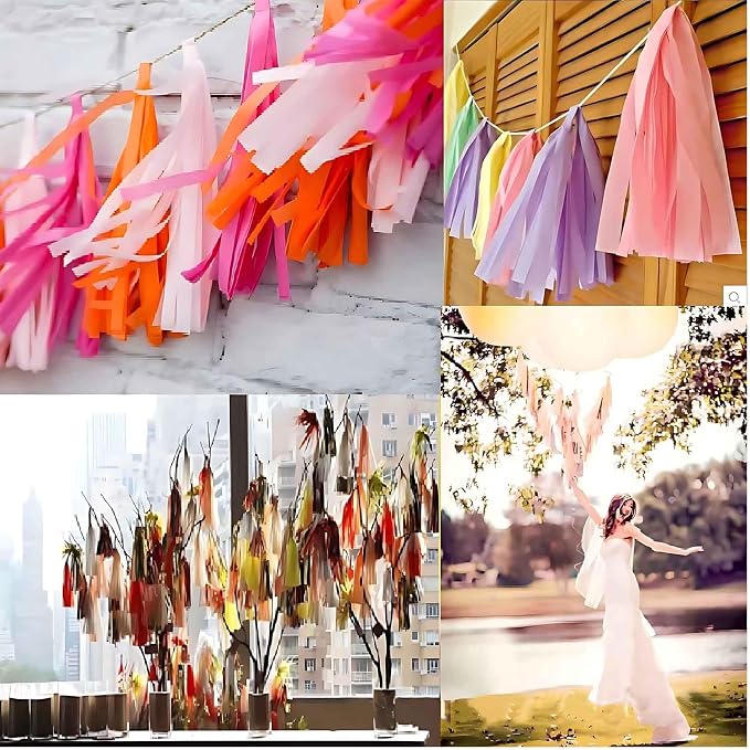Rainbow Paper Tassel-Tassels Garland Banner is Perfect - Image 4