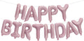 16 Inch Pink Happy Birthday Balloon Banner | Self Inflating Foil Happy Birthday by Exquisitehighqualitypartydecorationstomeetyoureveryneed%EF%BC%81