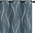 Yakamok Stone Blue Blackout Curtains by Yakamok