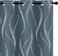 Yakamok Stone Blue Blackout Curtains by Yakamok