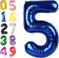 Numbers 4 Balloon 40Inch Navy Blue Balloons by Argthjy