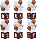 Blueweenly 6 Sets Cowboy Baby Shower Table Centerpieces Western Baby Shower by Blueweenly