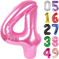 Pink Number 4 Balloon 40 Inch, 4th Birthday Party Decorations Men Women | Foil by IWERP