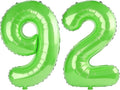 40 Inch Number 92 Balloons for 92nd Birthday Party Decorations, 0-100 Fruit by FOBELEC