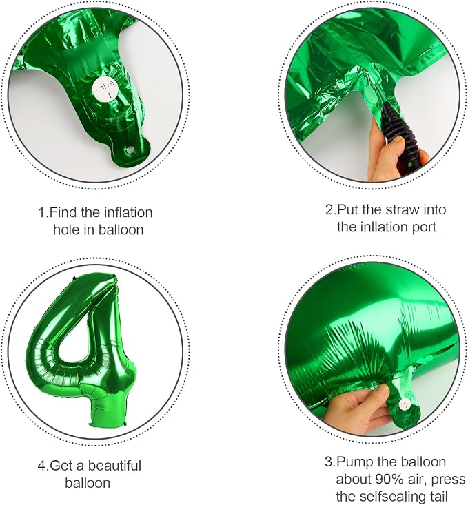 Number 3 Balloons 40 Inch Balloon - Image 6