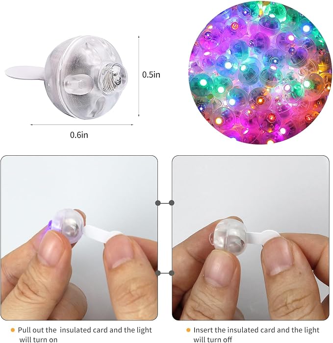 Aogist 50Pcs Balloon Lights - Image 3