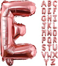 Lovoir 40 Inch Large Rose Gold Letter E Balloons Big Size Jumbo Mylar Foil by Lovoir