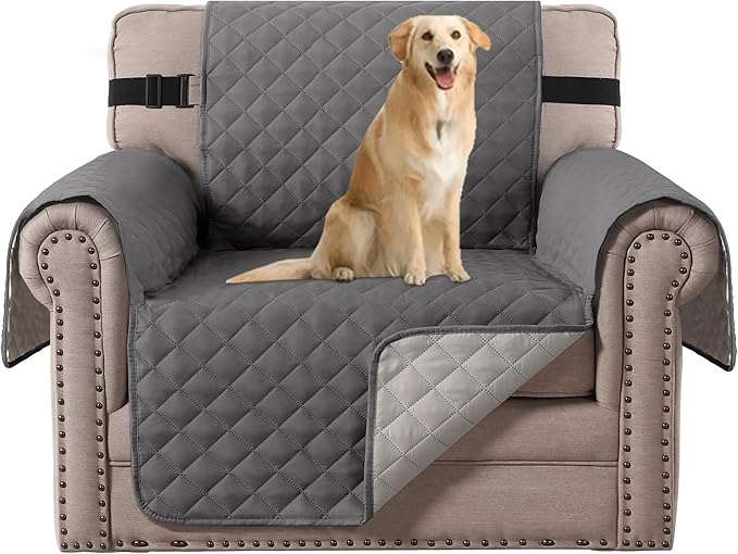 H.VERSAILTEX Chair Slipcover Reversible Chair Cover Water Resistant Washable by HVERSAILTEX