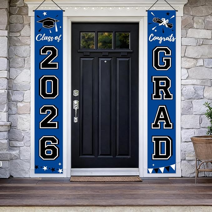 Graduation Decorations 2026, Graduation Banner Class of 2026, Congrats Grad - Image 5