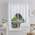 Beda Home Tassel Linen Textured Swag Curtain Valance by BedaHomeBedaLife