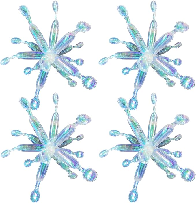 Iridescent Cone Spike Balloons Holographic Balloons Star Burst Sparkly Music by Enimapod
