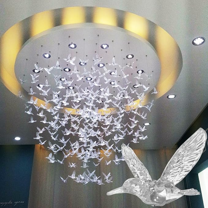 Ceiling Decoration Flying Bird Lifelike DIY Hanging Decorative - Image 2