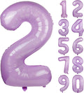 40" Macaron Purple Number 2 Balloons Helium Foil Mylar Balloon Digit 2 | by Exquisitehighqualitypartydecorationstomeetyoureveryneed%EF%BC%81