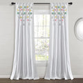 Lush Decor Boho Pom Pom Tassel Linen Textured Window Curtain Panel, Single 52" by LushDecor