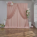 10 ft x 10 ft Dusty Pink Backdrop Curtains by Outpain