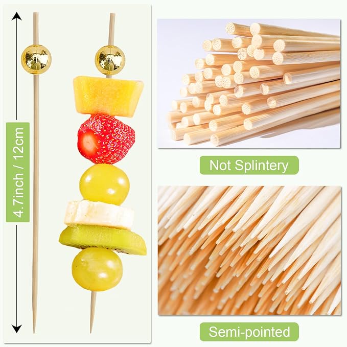 1000 Pieces Cocktail Picks Fancy Toothpicks - Image 2