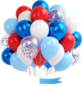 Red Blue White Balloons by OTLGEUA