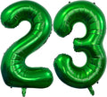 Number 23 Dark Green Balloons 40 Inch Giant Green 23 32 Numer Foil Helium by LHOAVWE