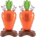 2Pcs Easter Carrot Balloons for Easter Decorations by Vsdski