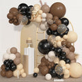 Amandir 153pcs Black Brown Nude Balloon Garland Arch Kit Different Sizes | 18 by Amandir