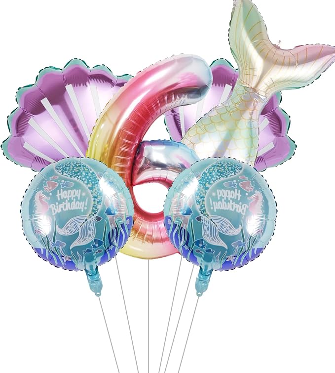 Mermaid Birthday Decorations Mermaid Balloons by United-UnicornsParty