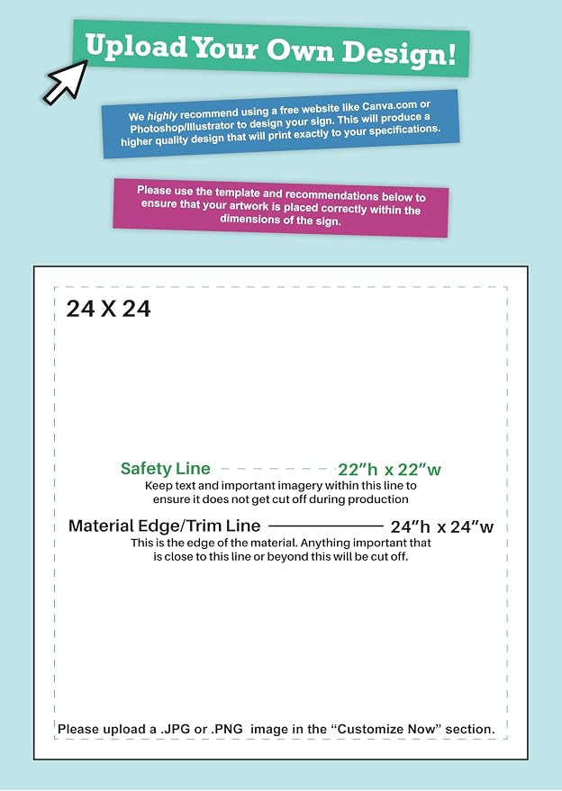 CustomForMe Personalized Vinyl Banner – Vinyl Printed Customizable Banner - Image 3