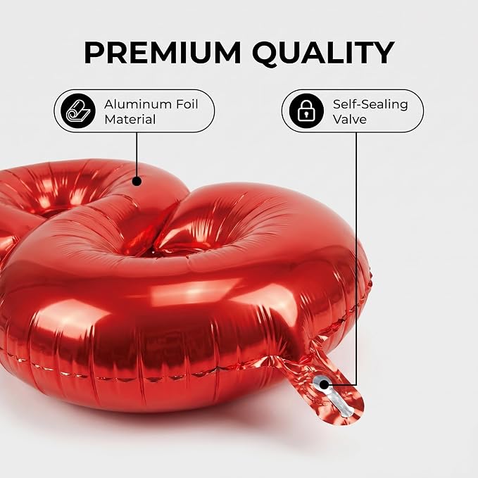 20 Pieces Foil Mylar Number Balloons 0 to 9 Set - Image 9