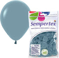 Sempertex Round Pastel Dusk Blue Balloons, 5 Inch, Graduation, Baby Shower by Sempertex