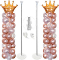 Balloon Column Stand Kit Set of 2, 7ft Height Adjustable Balloon Arch Kit by GlMCALO