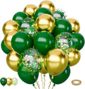 Green and Gold Balloons Set, Graduation, St.Patrick's Day, Jungle Party by Mobacurty