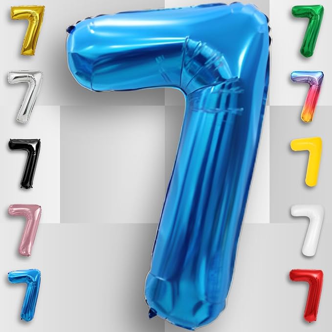 Black Number 0 to 9 Mylar Balloon 40 Inch - Image 3