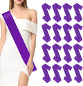 Blank Sash 16 PCS Sashes DIY Satin Sash Chair Sashes Scout Sash President Sash Senior Sash Scout Sash Wedding Party Sash