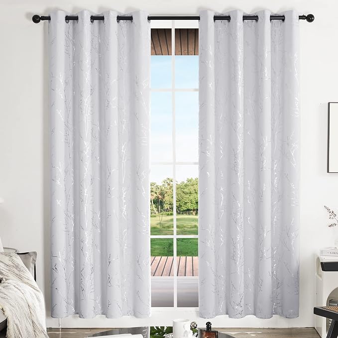 Deconovo Living Room Curtains 84 Inches Long, Thermal Insulated, Room Darkening - Image 2